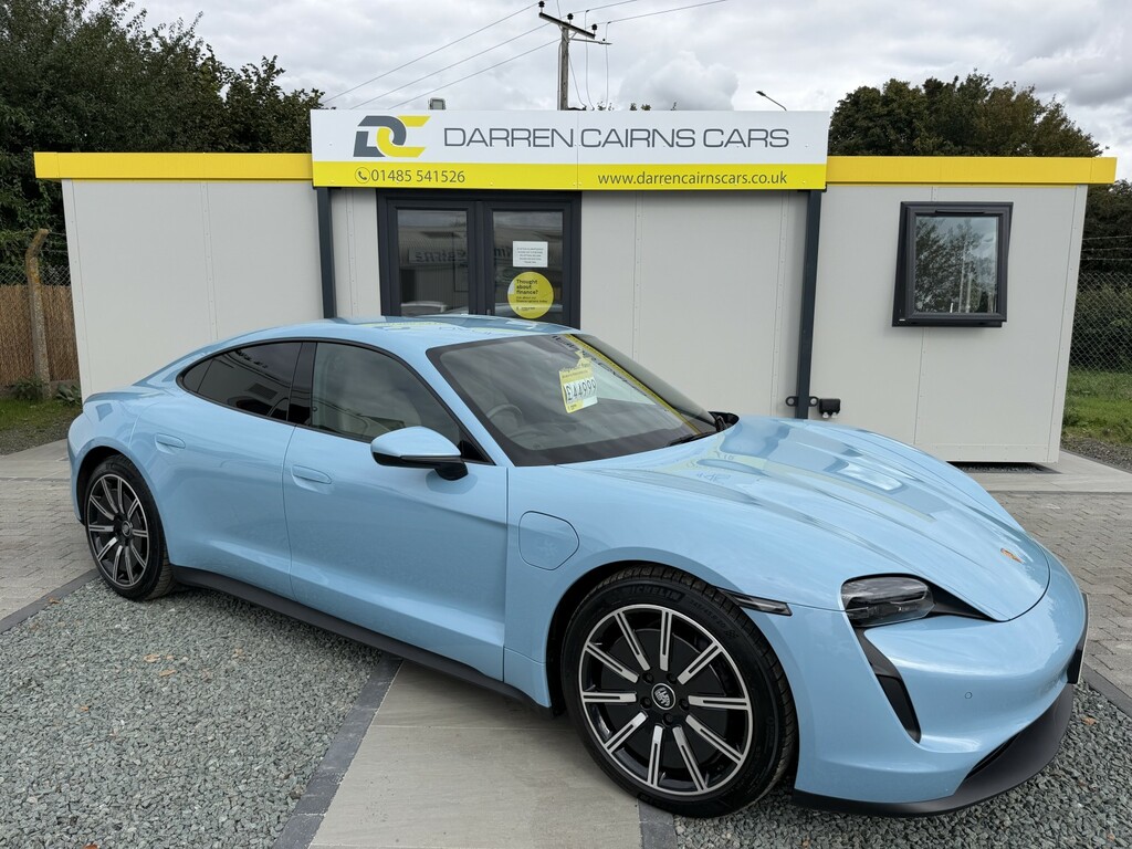 Porsche Taycan Saloon Blue