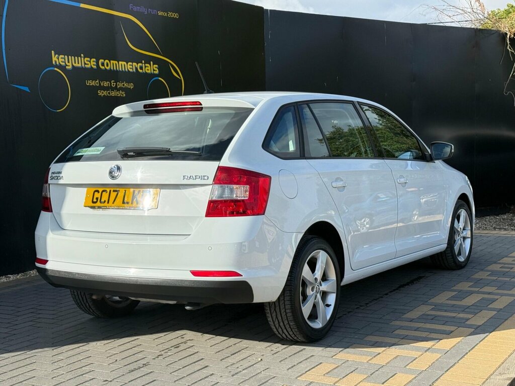 Skoda Rapid Spaceback 1.2 Tsi Se Tech Dsg Euro 6 Ss White #5