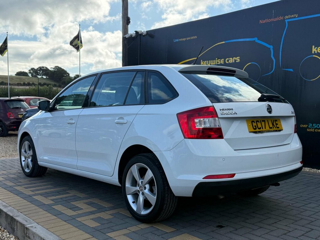 Skoda Rapid Spaceback 1.2 Tsi Se Tech Dsg Euro 6 Ss White #3