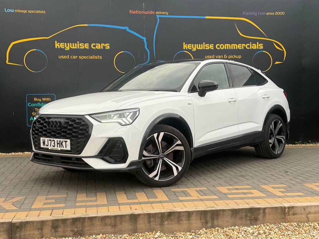 Audi Q3 2.0 Tdi 40 Black Edition Sportback S Tronic Quattr White