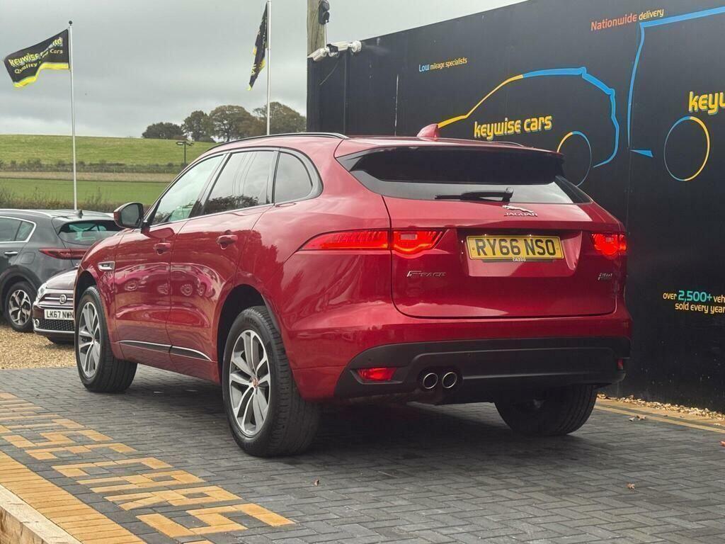 Jaguar F-Pace 2.0 D180 R-sport Awd Euro 6 Ss Red #3