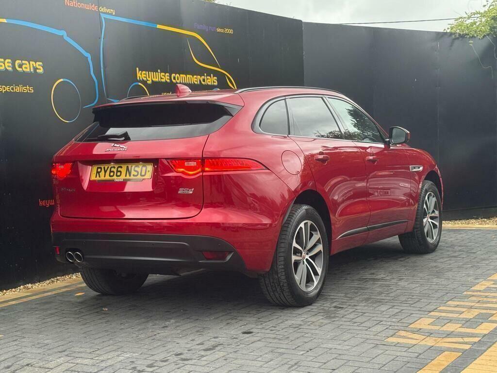 Jaguar F-Pace 2.0 D180 R-sport Awd Euro 6 Ss Red #5