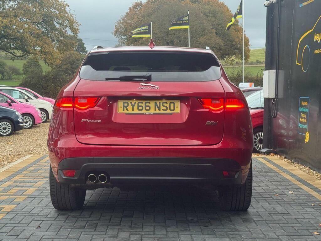Jaguar F-Pace 2.0 D180 R-sport Awd Euro 6 Ss Red #4