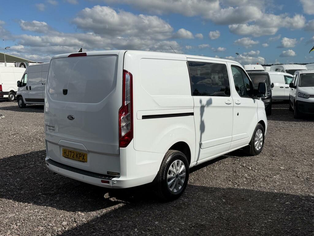 Ford Transit Custom 2.0 300 Ecoblue Limited Crew Van L1 H1 Euro 6 Ss White #6