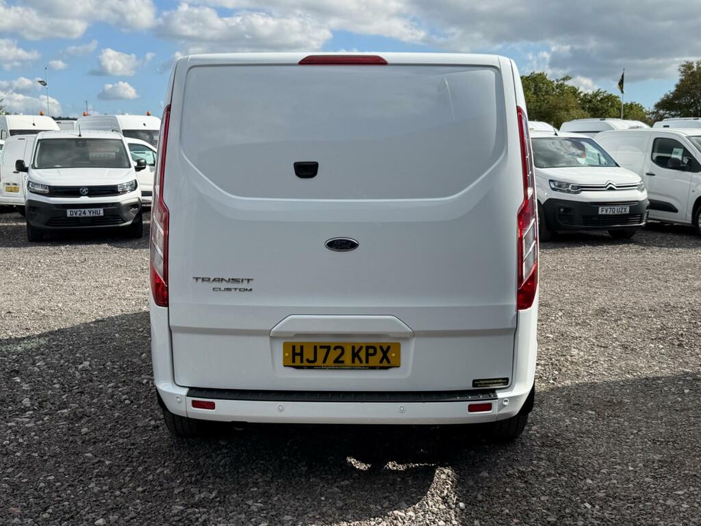 Ford Transit Custom 2.0 300 Ecoblue Limited Crew Van L1 H1 Euro 6 Ss White #5