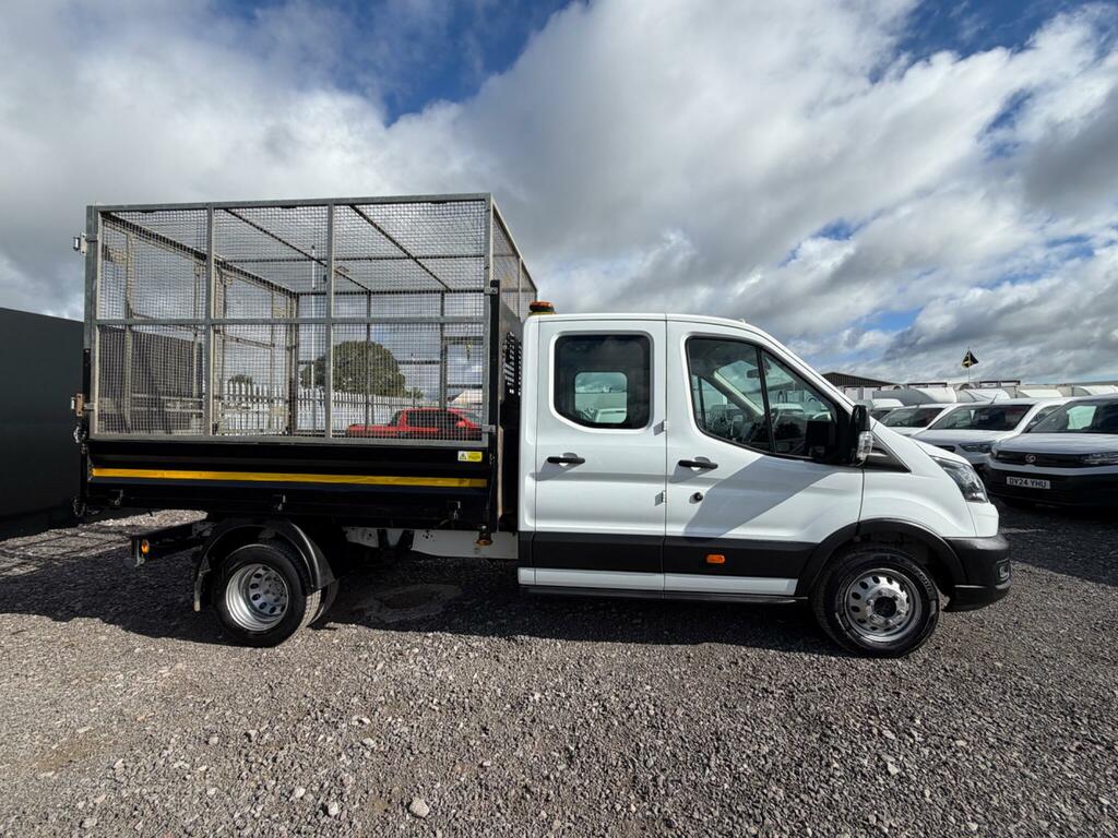 Ford Transit Custom 2.0 350 Ecoblue Leader Tipper Double Cab Diese White #6
