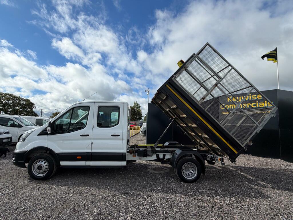 Ford Transit Custom 2.0 350 Ecoblue Leader Tipper Double Cab Diese White #5