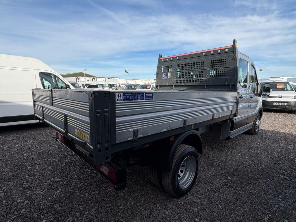 Ford Transit Custom 2.0 350 Ecoblue Leader Tipper Double Cab Diese Silver #4