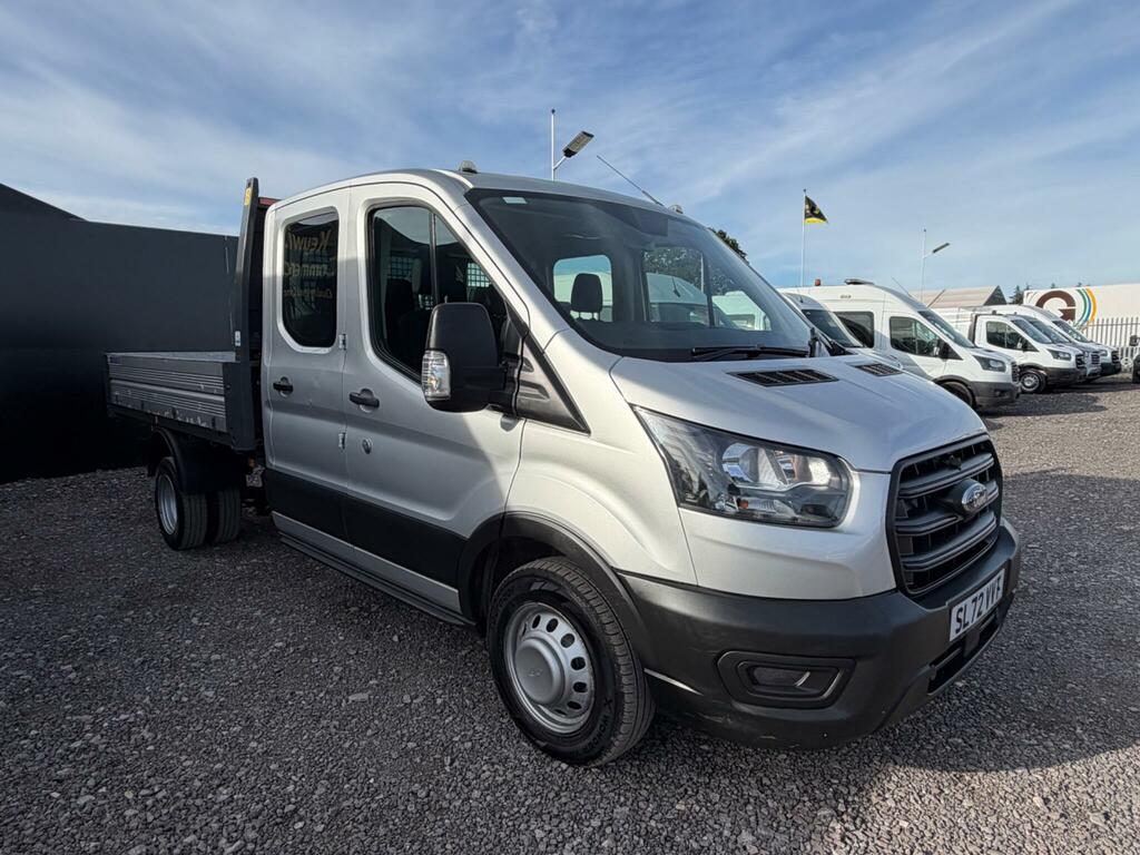 Ford Transit Custom 2.0 350 Ecoblue Leader Tipper Double Cab Diese Silver #6