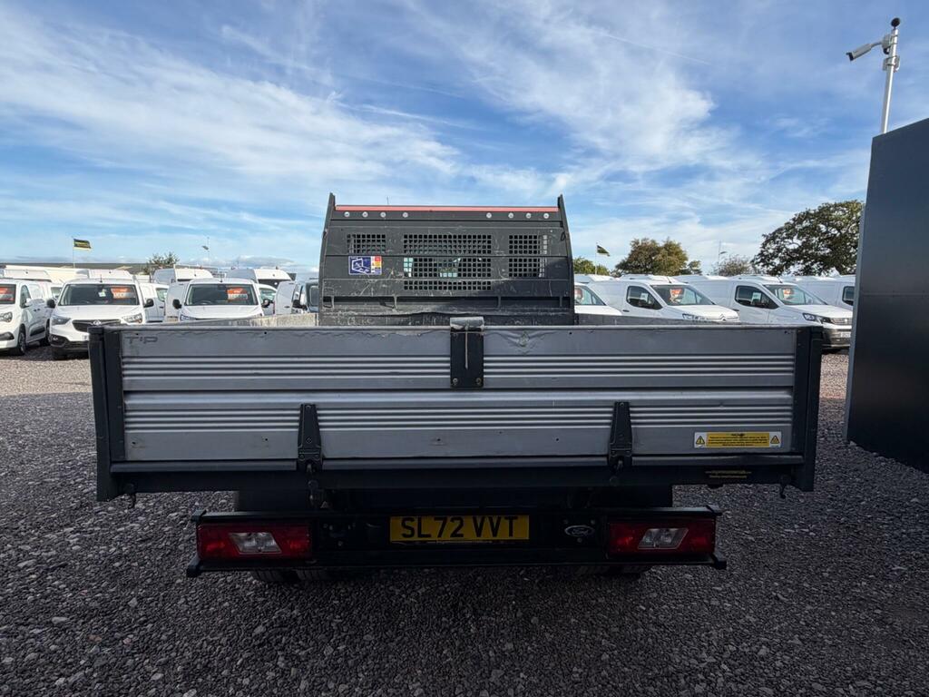 Ford Transit Custom 2.0 350 Ecoblue Leader Tipper Double Cab Diese Silver #3