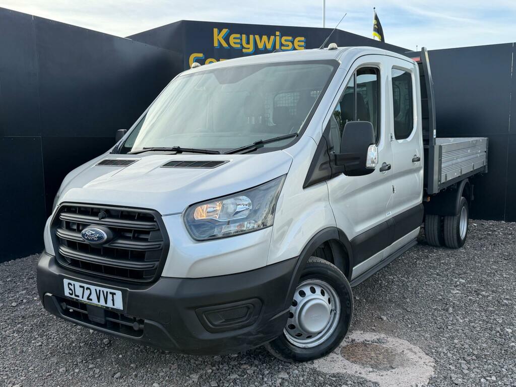 Ford Transit Custom 2.0 350 Ecoblue Leader Tipper Double Cab Diese Silver #2