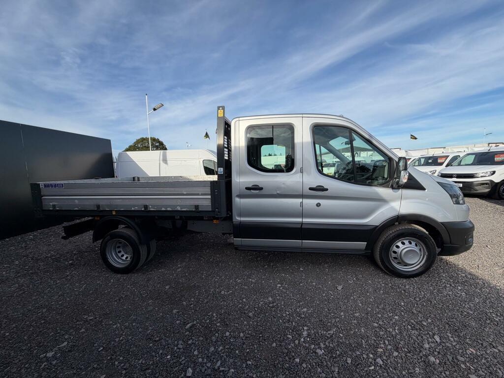Ford Transit Custom 2.0 350 Ecoblue Leader Tipper Double Cab Diese Silver #5