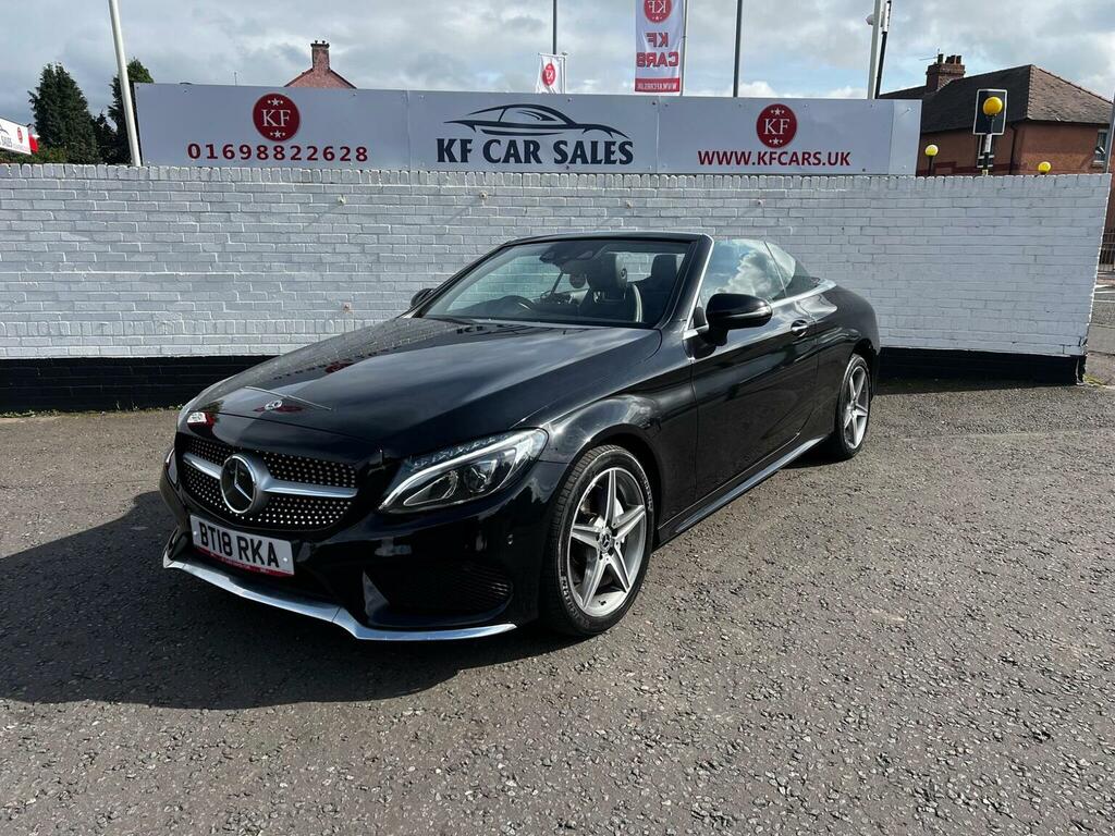 Mercedes-Benz C Class 2.1 C220d Amg Line Premium Plus Cabriolet G-tron Black #4