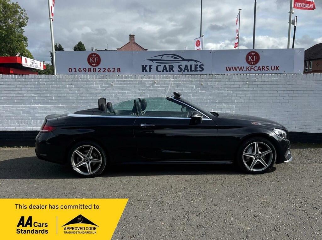 Mercedes-Benz C Class 2.1 C220d Amg Line Premium Plus Cabriolet G-tron Black