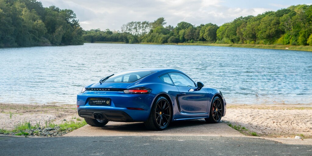 Porsche 718 Cayman 2.5 T S Blue #6