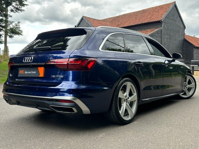 Audi A4 Avant 2.0 Tfsi 35 S Line Estate S Tronic Euro Blue #4