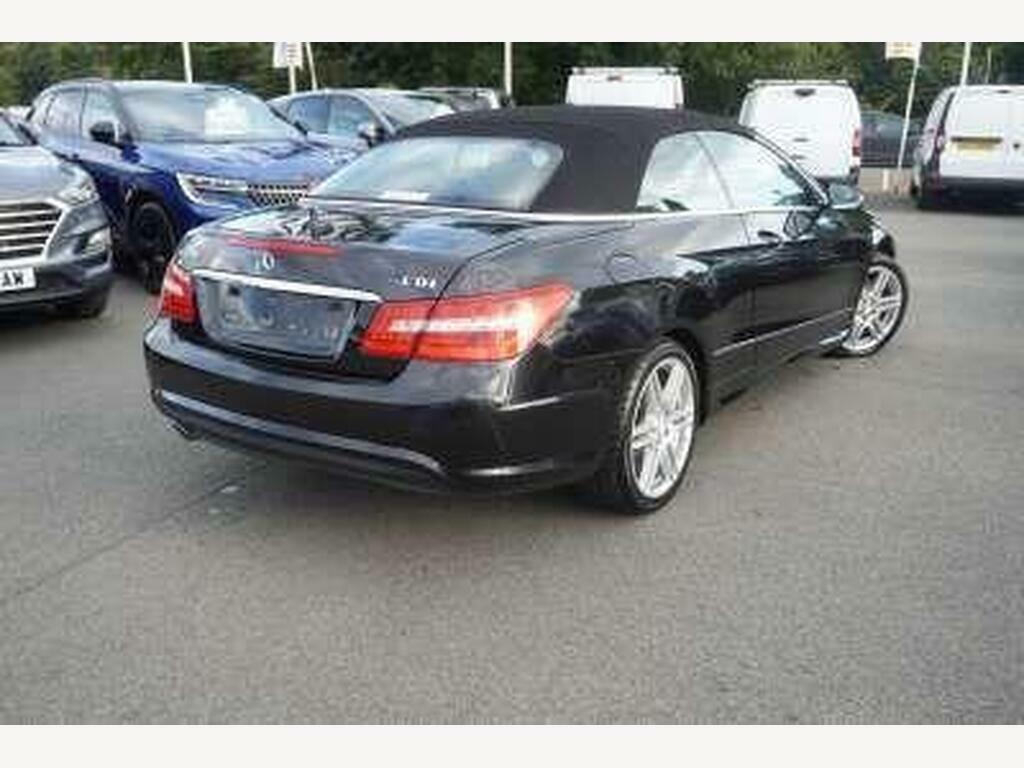Mercedes-Benz E Class Convertible 3.0 E350d V6 Bluetec Amg Sport Cabriol Black #2