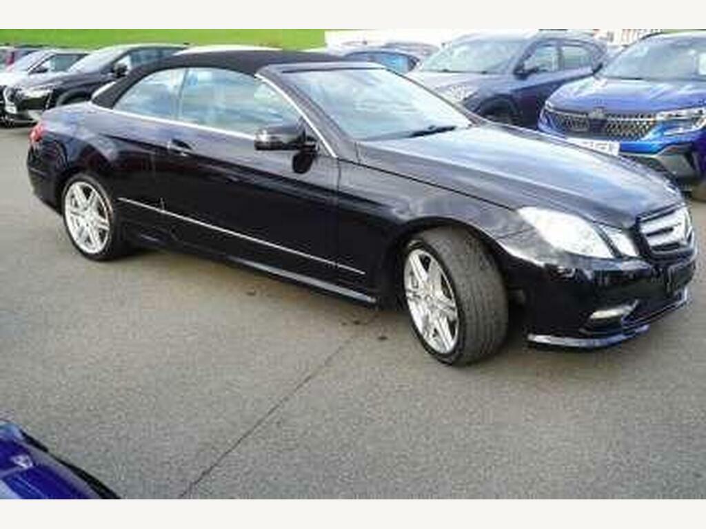Mercedes-Benz E Class Convertible 3.0 E350d V6 Bluetec Amg Sport Cabriol Black #4
