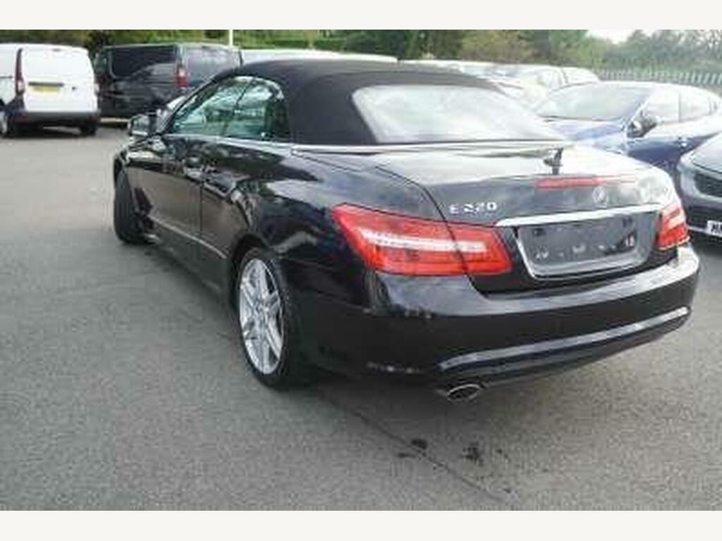 Mercedes-Benz E Class Convertible 3.0 E350d V6 Bluetec Amg Sport Cabriol Black #3