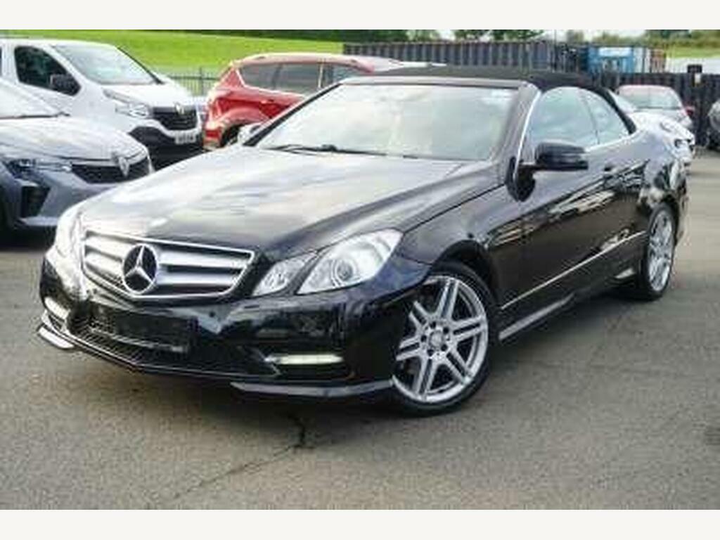Mercedes-Benz E Class Convertible 3.0 E350d V6 Bluetec Amg Sport Cabriol Black #1