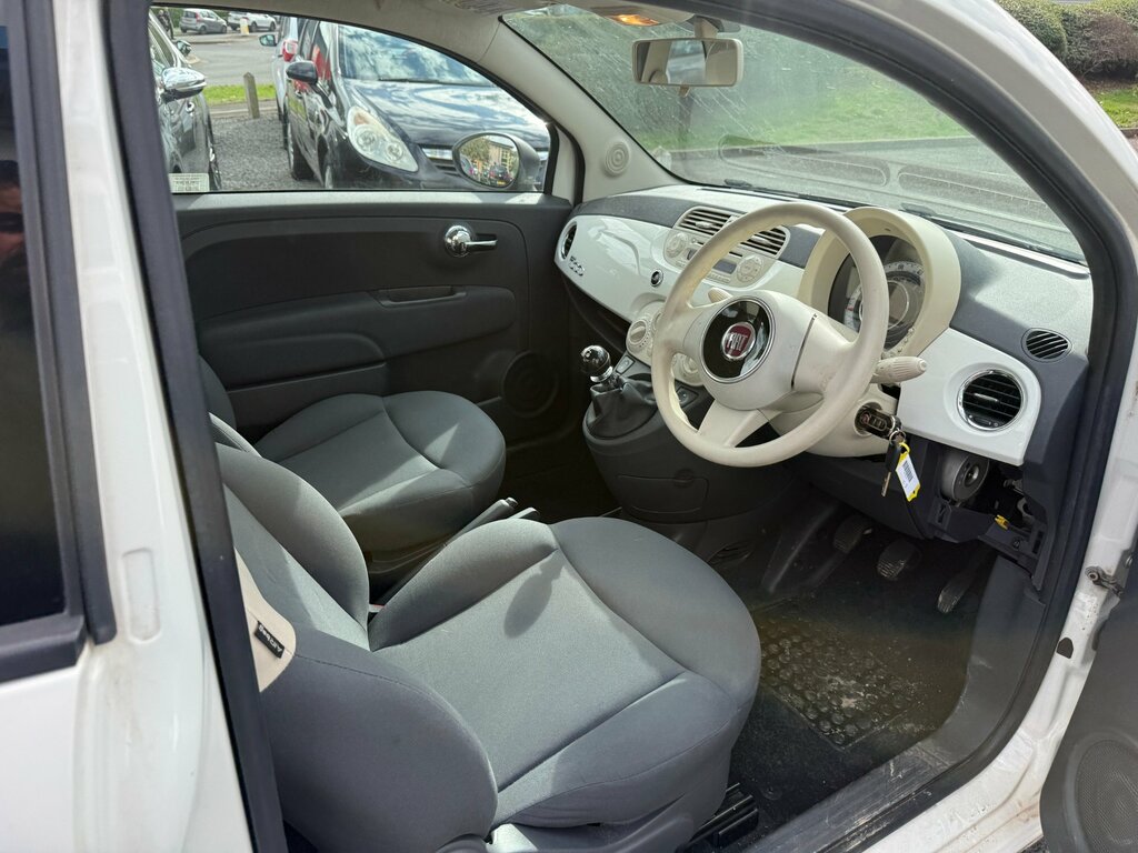 Fiat 500 1.2 Pop Hatchback Euro 4 69 Bhp White #6