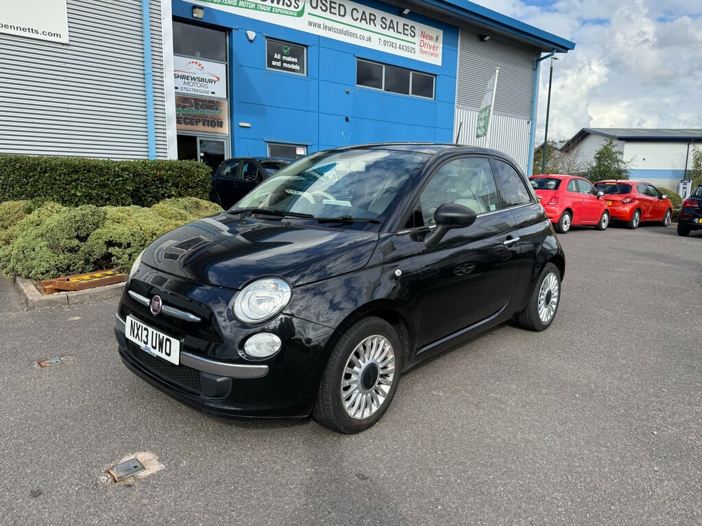 Fiat 500 1.2 Lounge Hatchback Euro 4 69 Black