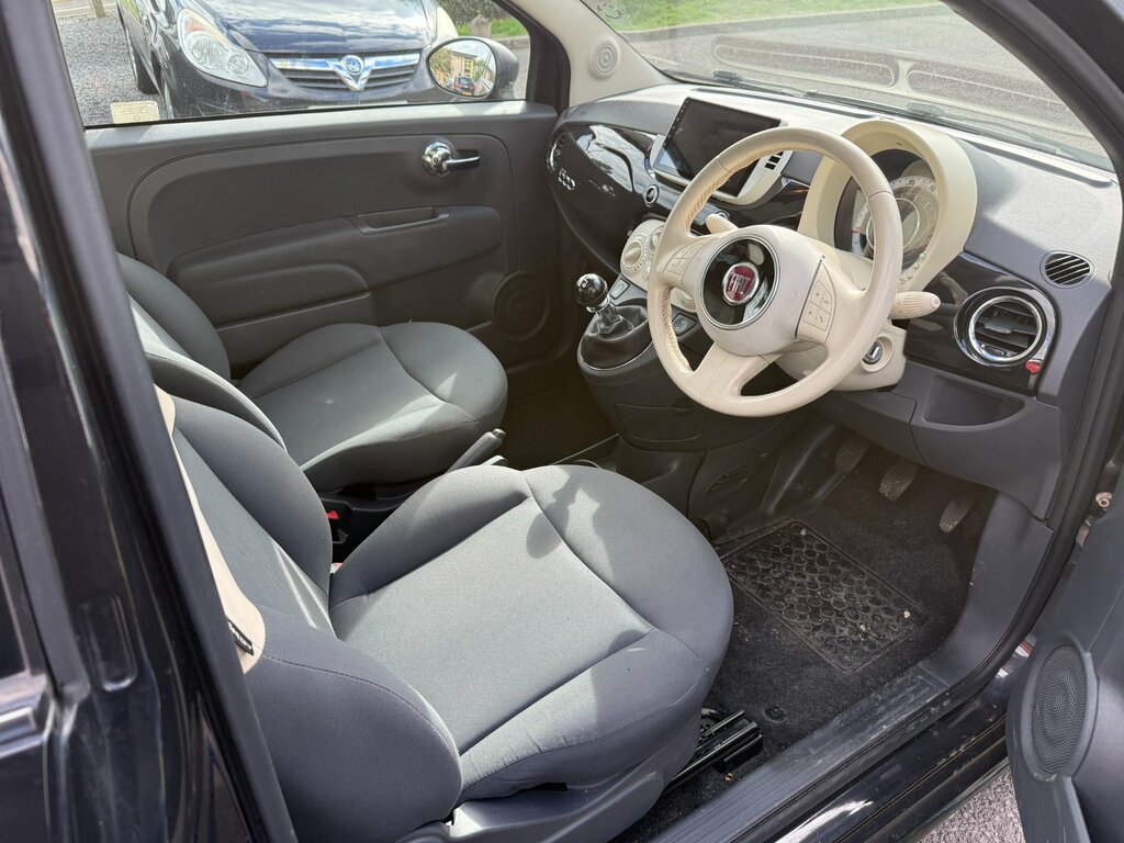 Fiat 500 1.2 Lounge Hatchback Euro 4 69 Black #6