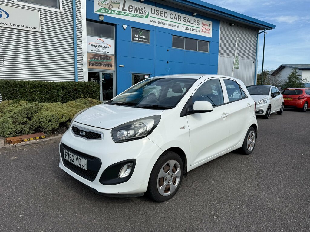 Kia Picanto 1.0 1 Hatchback Euro 5 68 Bhp White