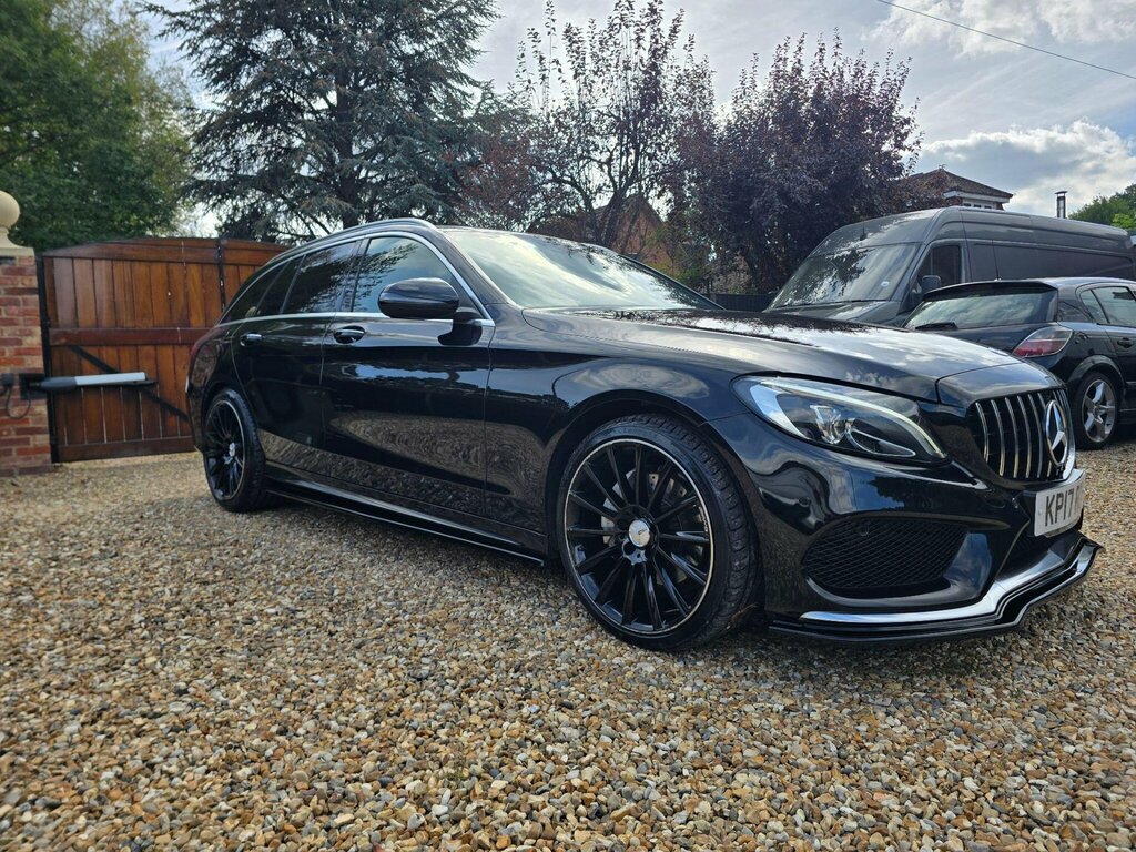 Mercedes-Benz C Class 2.1 C220d Amg Line Premium G-tronic Euro 6 Ss Black