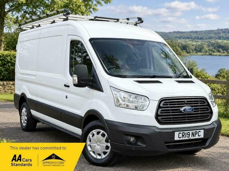 Ford Transit Custom 2.0 350 L3 H3 Pv Drw 129 Bhp In White With 75,299 White #1