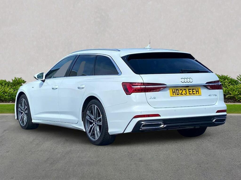 Audi A6 2.0 Tfsi 40 S Line Estate S Tronic Euro White #2