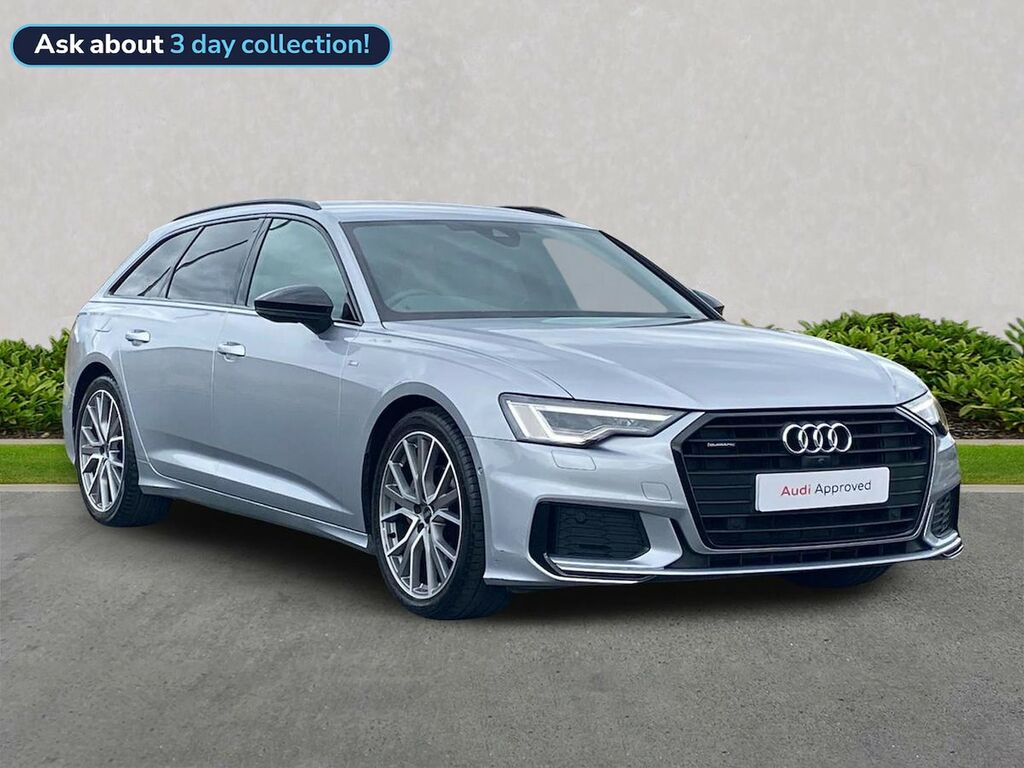 Audi A6 2.0 Tdi 40 Black Edition Estate S Troni Silver