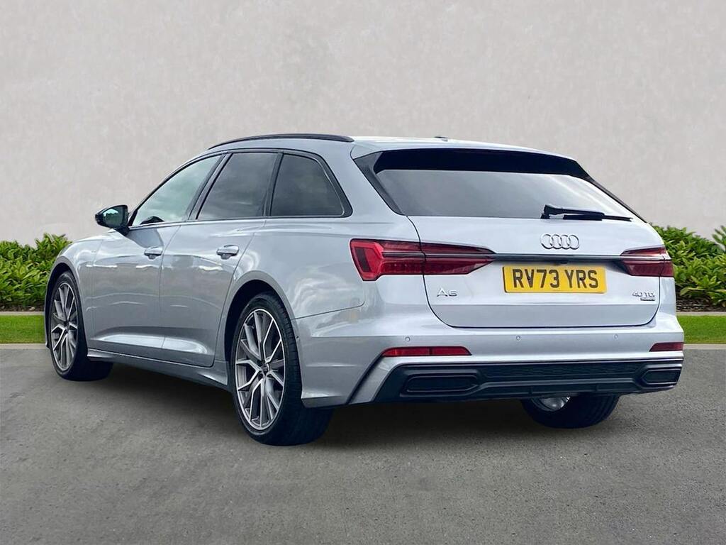 Audi A6 2.0 Tdi 40 Black Edition Estate S Troni Silver #2