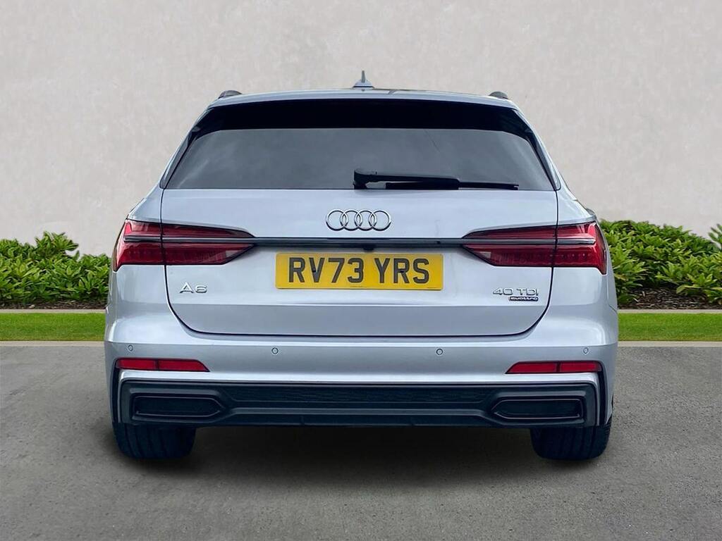 Audi A6 2.0 Tdi 40 Black Edition Estate S Troni Silver #4