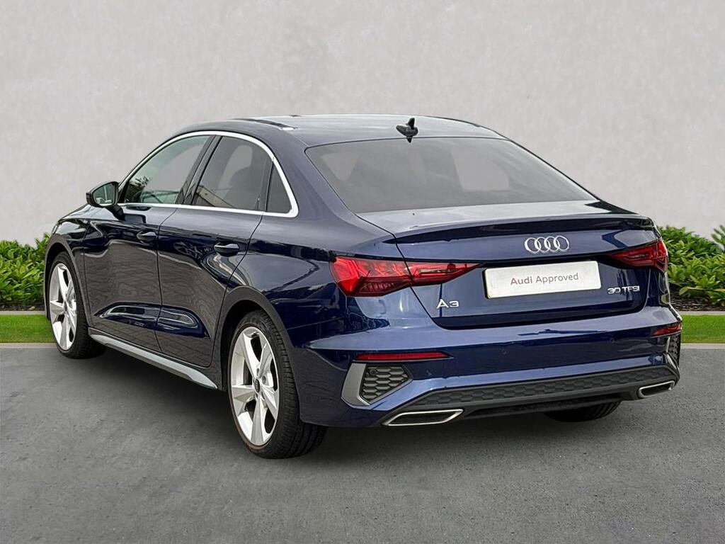 Audi A3 1.0 Tfsi 30 S Line Saloon Euro 6 Blue #2