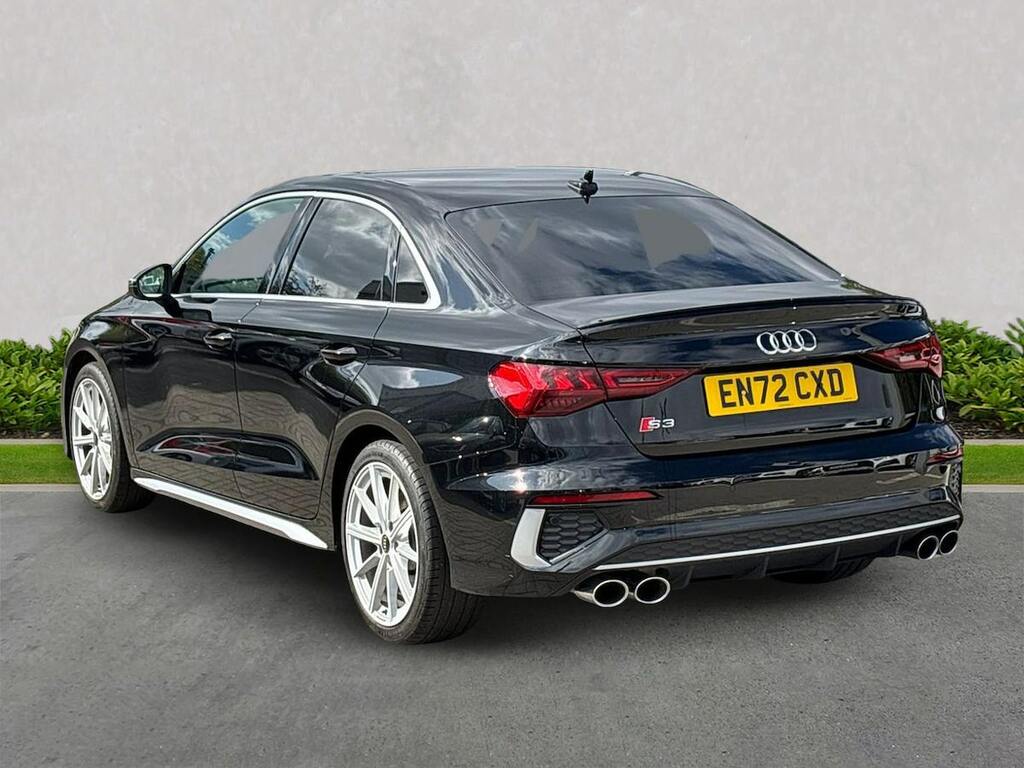 Audi A3 2.0 Tfsi Saloon S Tronic Quattro Euro 6 Black #2