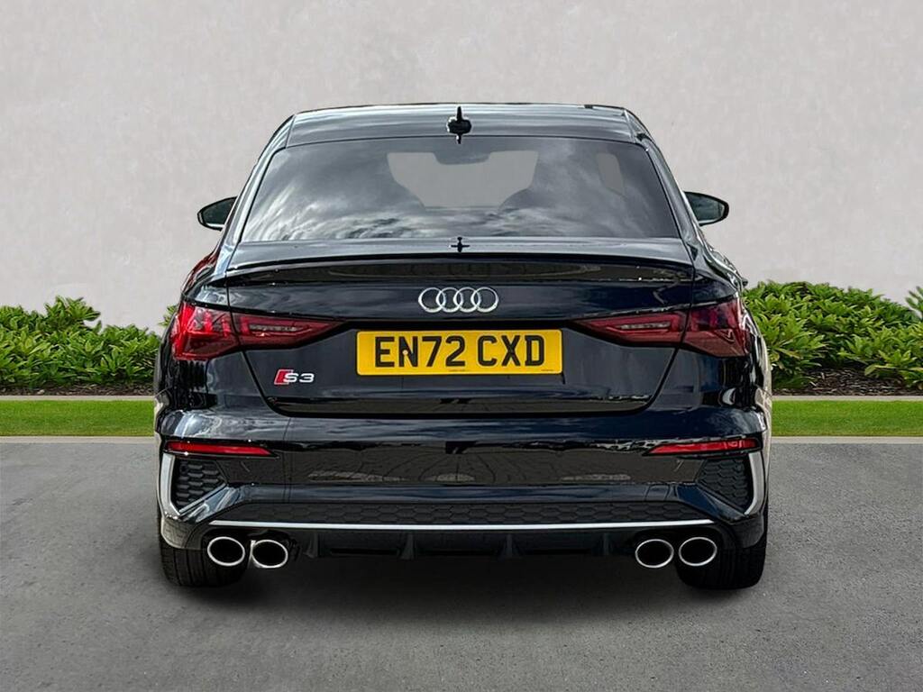 Audi A3 2.0 Tfsi Saloon S Tronic Quattro Euro 6 Black #4