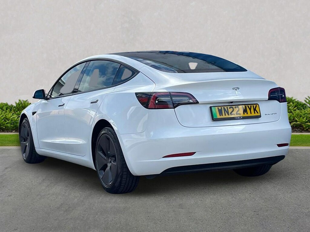 Tesla Model 3 Dual Motor Long Range Saloon 4 WN22MYK White #2