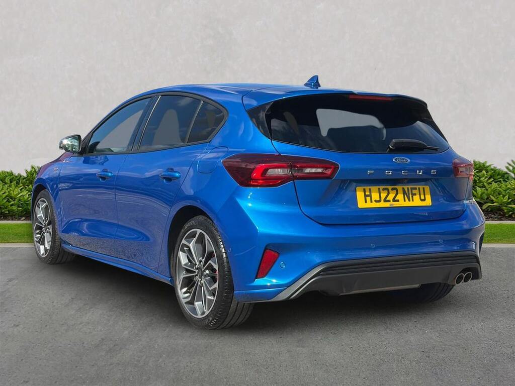 Ford Focus 1.0T Ecoboost St-line Vignale Hatchback HJ22NFU Blue #2