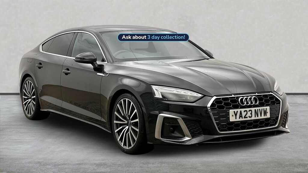 Audi A5 2.0 Tdi 35 S Line Sportback S Tronic Eu YA23NVW Black
