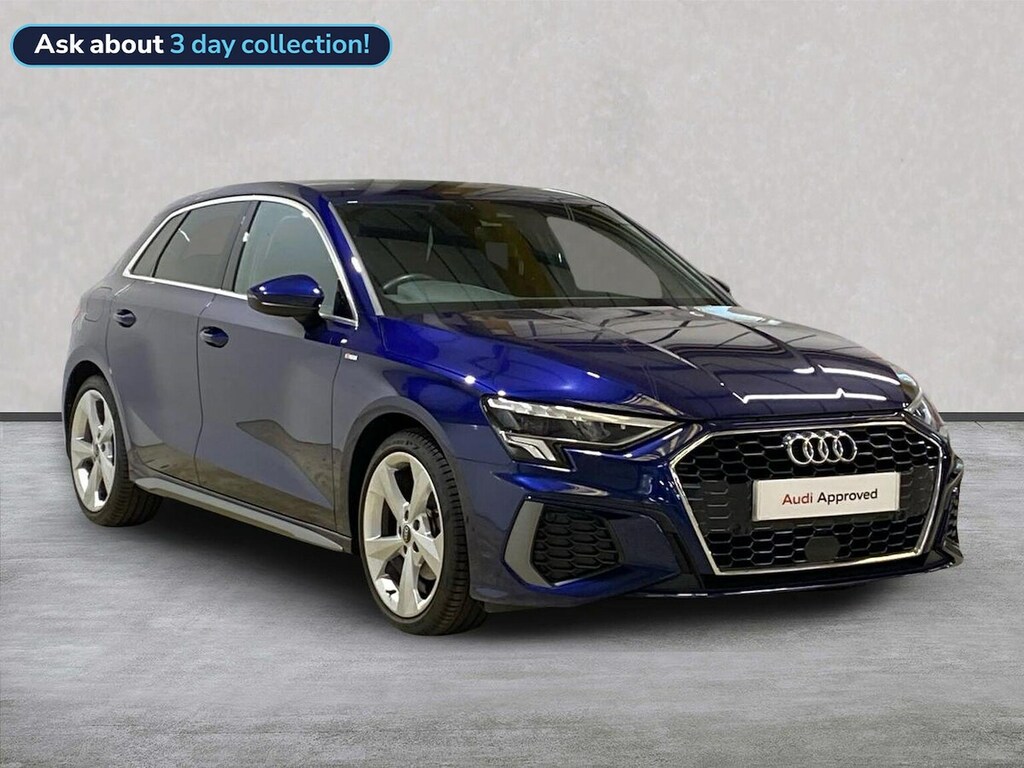 Audi A3 2.0 Tdi 35 S Line Sportback S Tronic Eu Blue