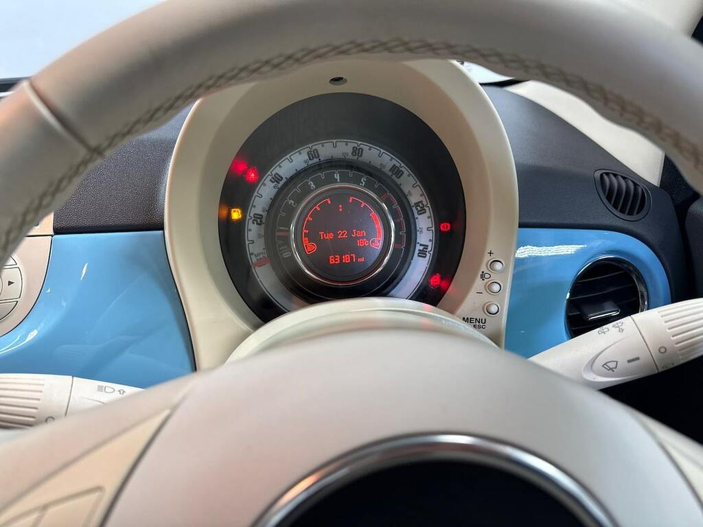 Fiat 500 1.2L Lounge White #10