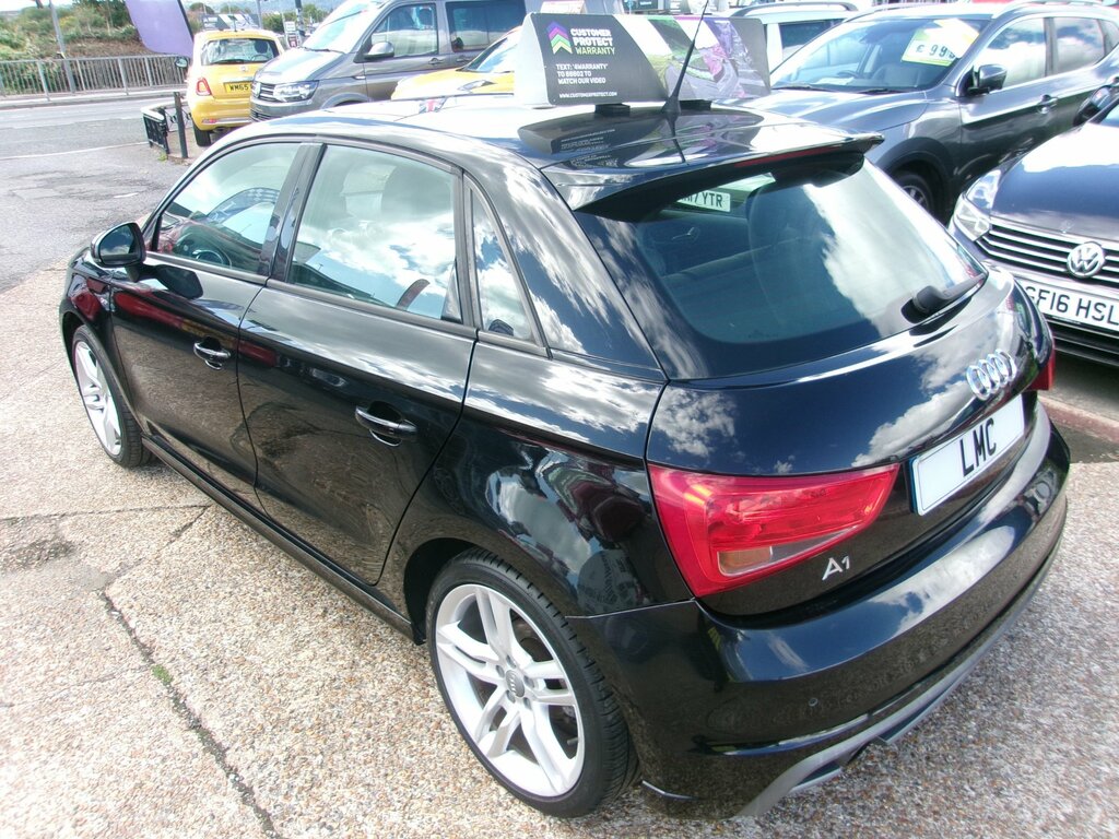 Audi A1 1.2 Tfsi S Line Sportback Ss Black #4