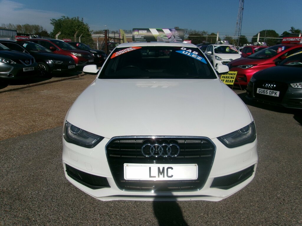 Audi A4 1.8 Tfsi S Line Saloon Euro 6 S White #2