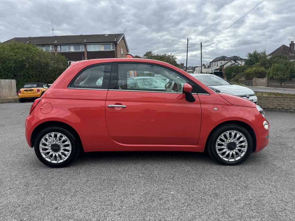 Fiat 500 1.2 Lounge Hatchback Euro 6 Ss Pink #4