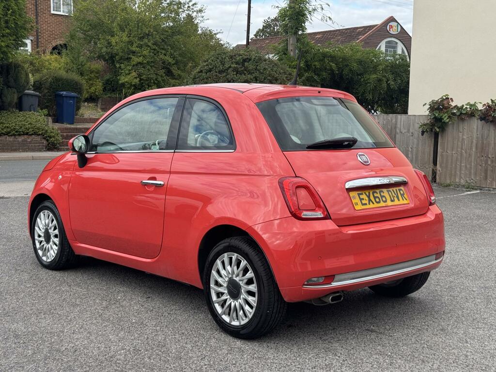 Fiat 500 1.2 Lounge Hatchback Euro 6 Ss Pink #6