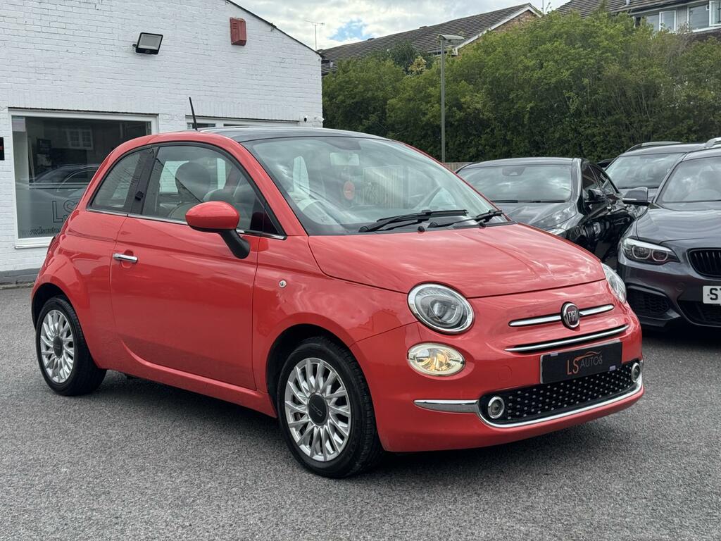 Fiat 500 1.2 Lounge Hatchback Euro 6 Ss Pink #3