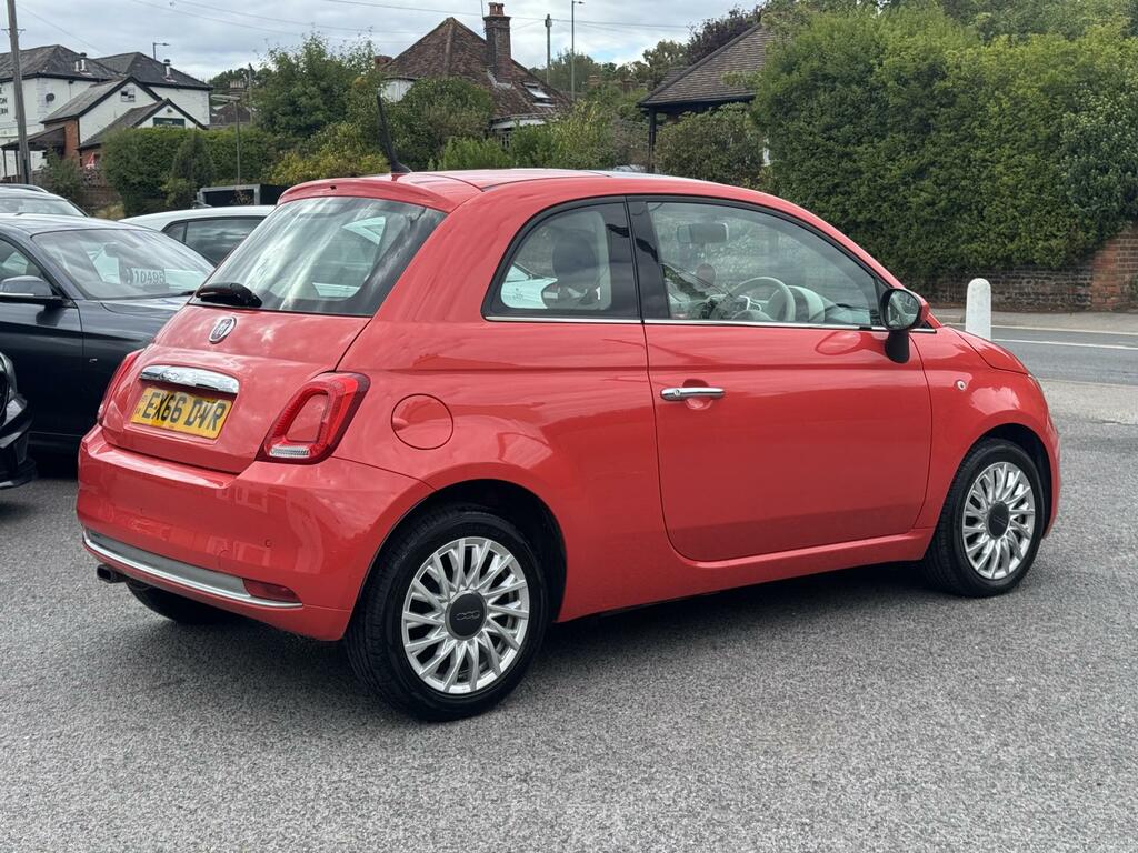 Fiat 500 1.2 Lounge Hatchback Euro 6 Ss Pink #5