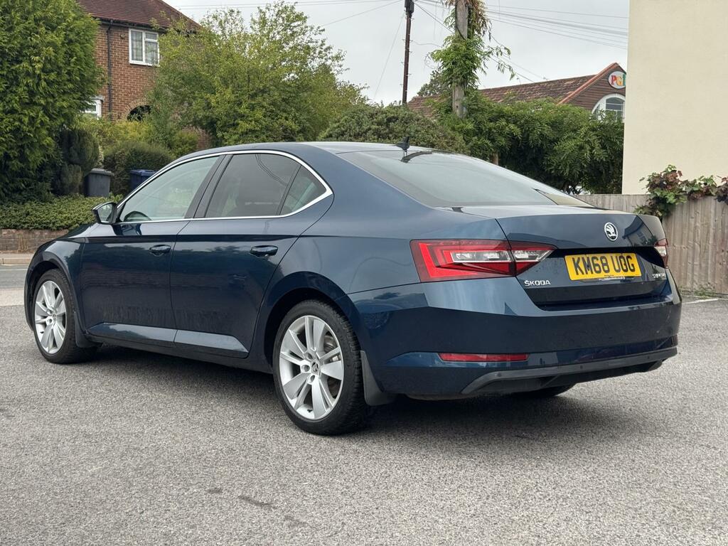 Skoda Superb Se L Executive Blue #4