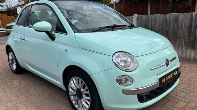 Fiat 500C 1.2 Lounge Convertible Euro 6 S Blue